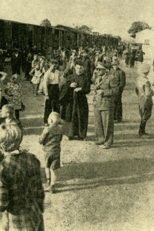 Na železničnej stanici v Novákoch, 194618